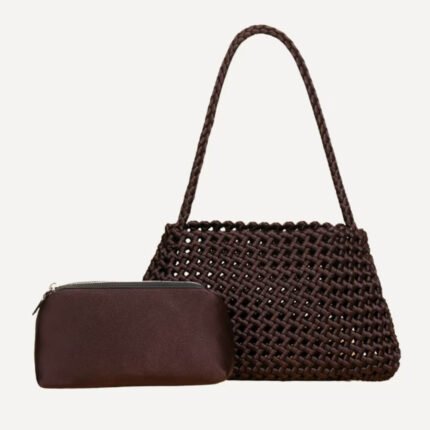 neoprene windmill woven shoulder bag front view structure