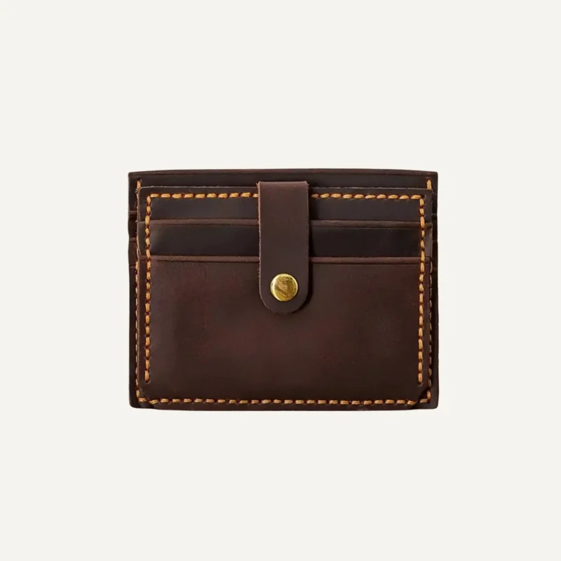 Brown Leather Card Holder DIY Kit